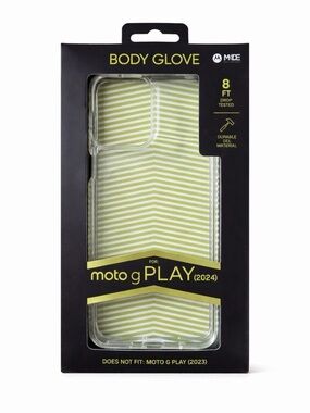 Body Glove Clear Gel Phone Case for moto g PLAY (2024) -
